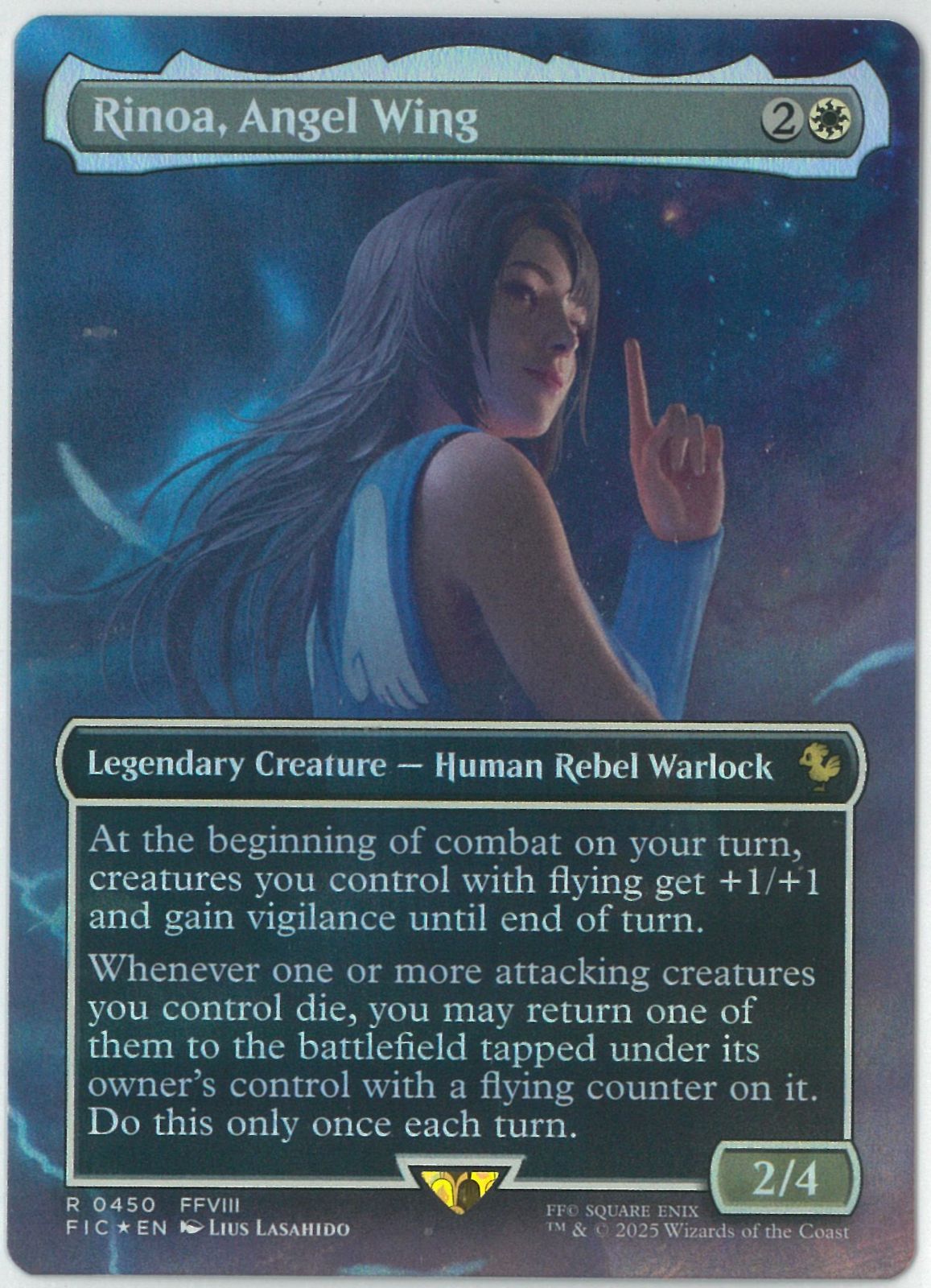 FOIL/MTG/英語版/天使の翼、リノア/Rinoa, Angel Wing/ボーダーレス