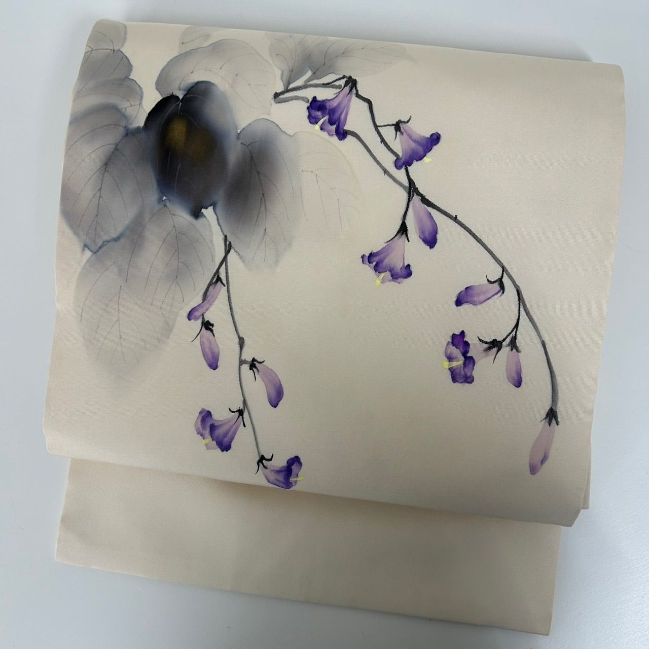 名古屋帯 正絹 塩瀬 作家物 染めの美しい花 九寸 MA-3456 - メルカリ