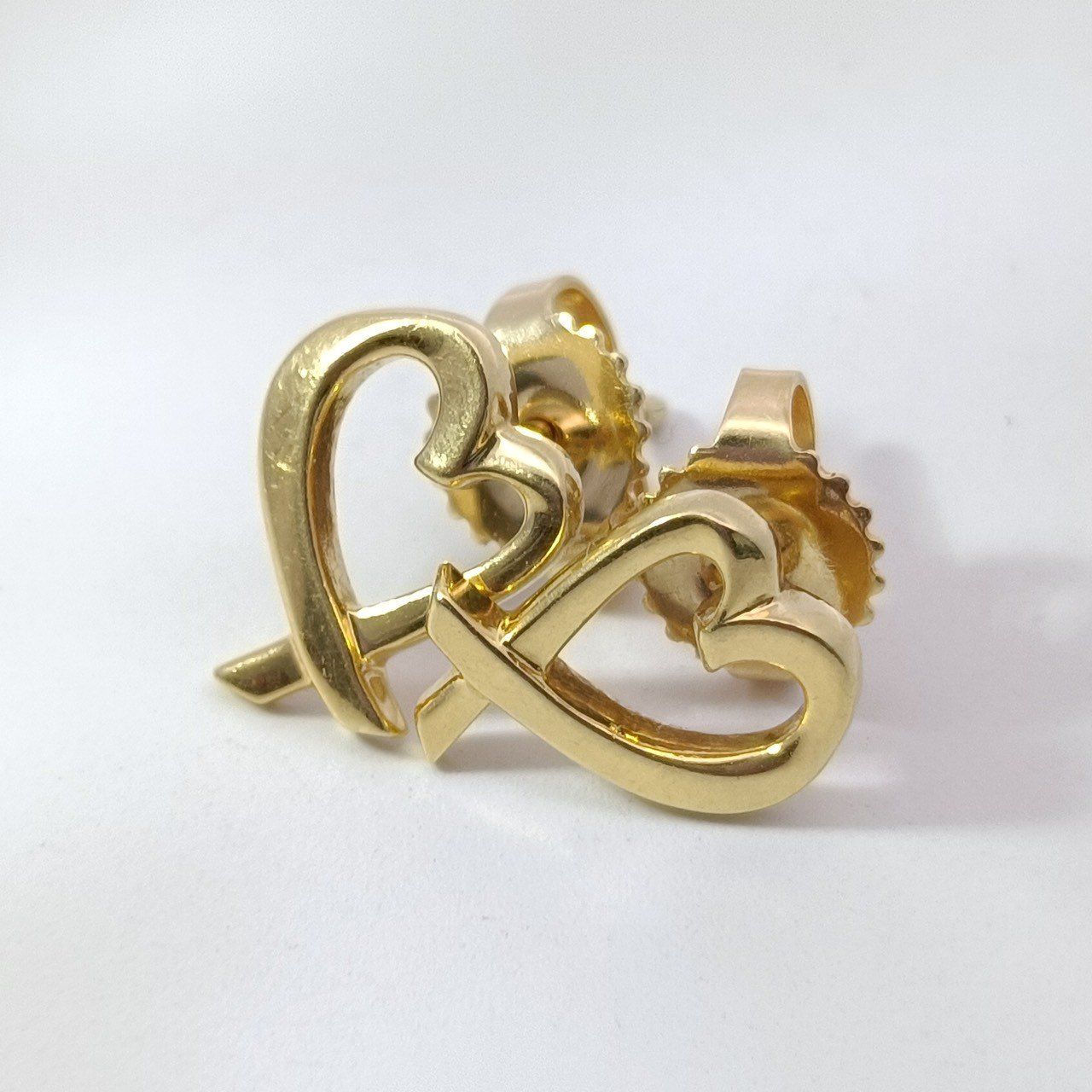 ティファニー ゴールド LOVE ピアス 750 K18 片耳 TO127 ティファニー ゴールド LOVE ピアス 750 K18 片耳 TO127 ティファニー