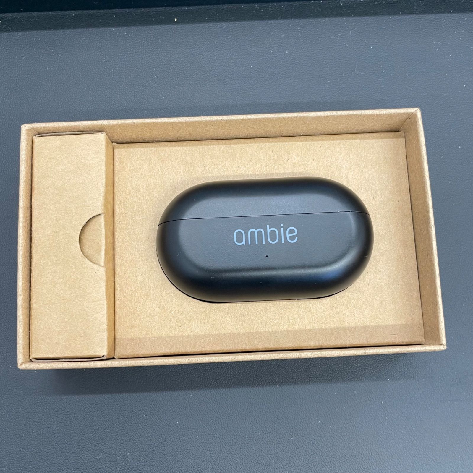 美品】ambie サウンドイヤーカフ AM-TW01/BC ブラック 管理番号SC138