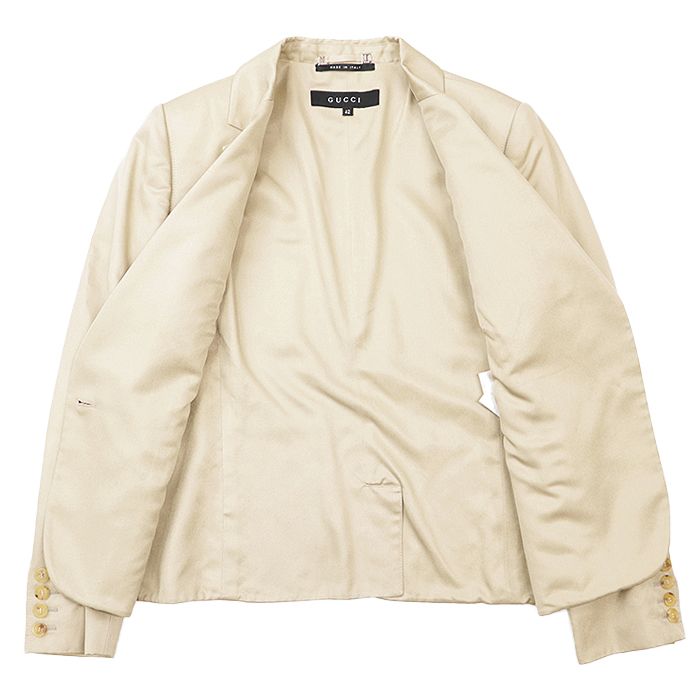 SALE【美品】GUCCI グッチ テーラードジャケット シルク100％ 高密度