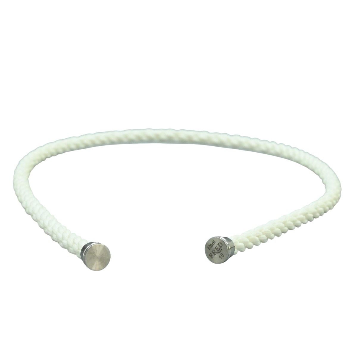 美品 FRED フレッド ブレスレット用 フォース10 2連スティールケーブル
