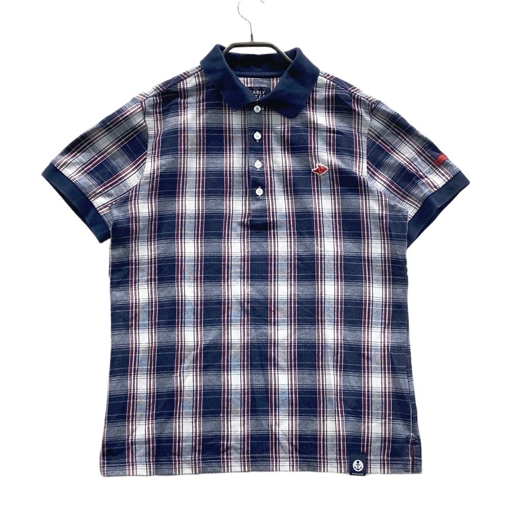 サイズ：4 PEARLY GATES パーリーゲイツ 半袖ポロシャツ チェック柄