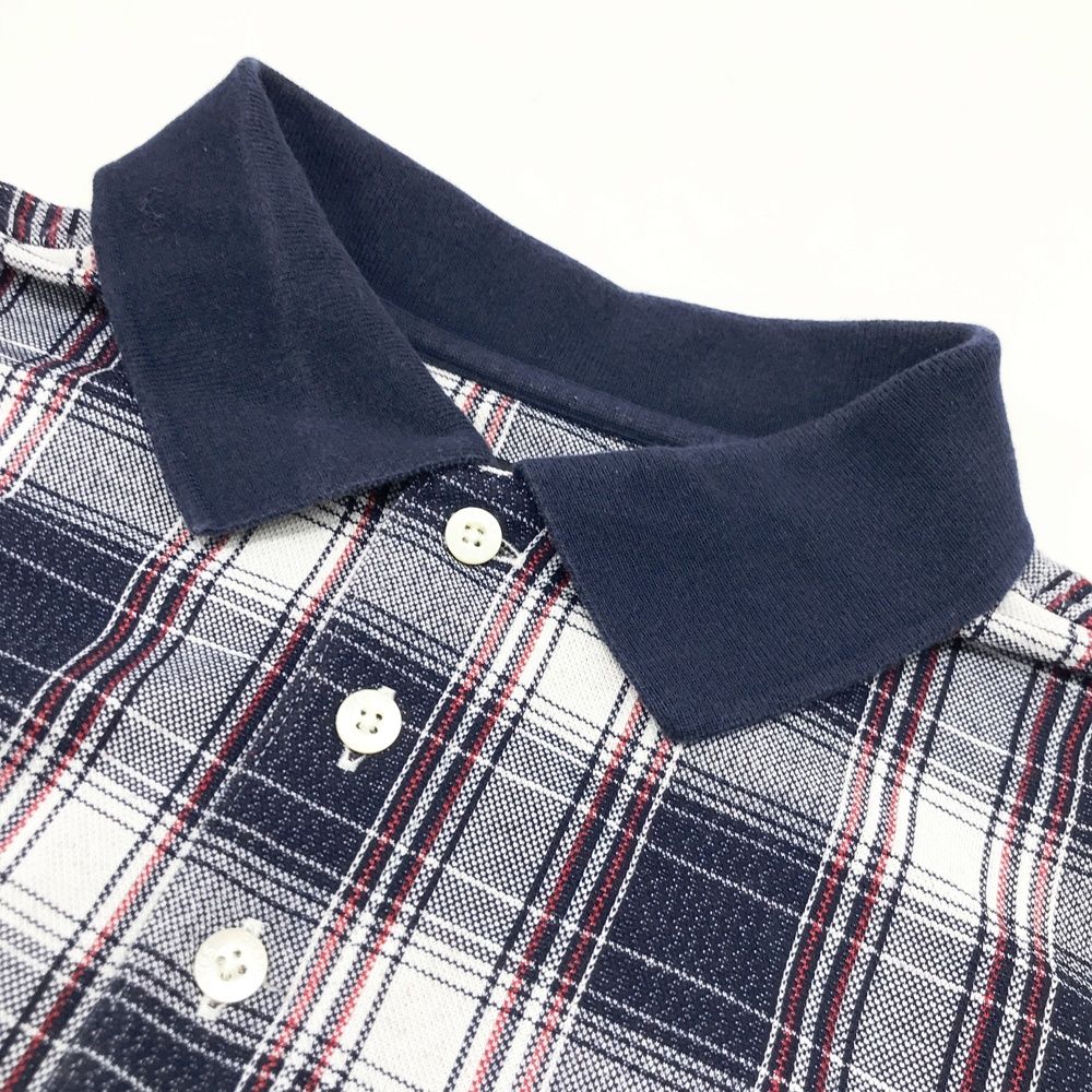 今季 PEARLY GATES チェック柄ポロシャツ サイズ5 今季 PEARLY GATES