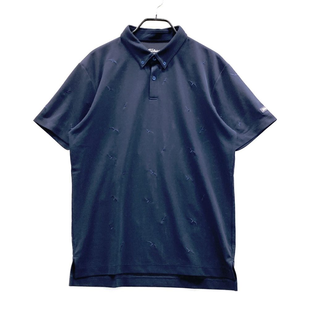 サイズ：LL TITLEIST タイトリスト 半袖ポロシャツ ボタンダウン 鳥