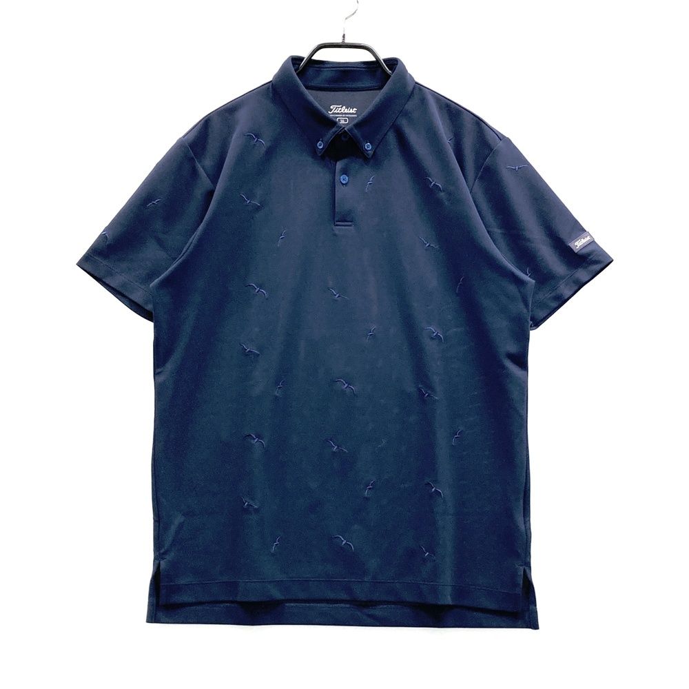 纏め タイトリスト titleist ポロシャツ ストレッチ 総柄 セット サイズ：LL TITLEIST タイトリスト 半袖ポロシャツ ボタンダウン 鳥