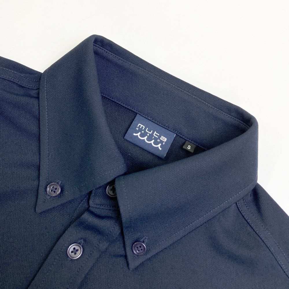 サイズ：S MUTA MARINE ムータマリン 半袖ポロシャツ ボタンダウン