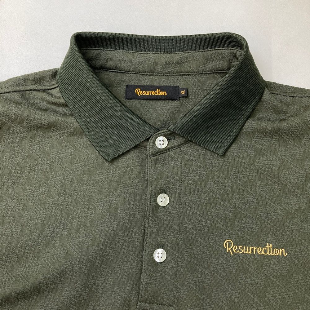 サイズ：XL RESURRECTION レザレクション 2025年モデル 半袖ポロシャツ