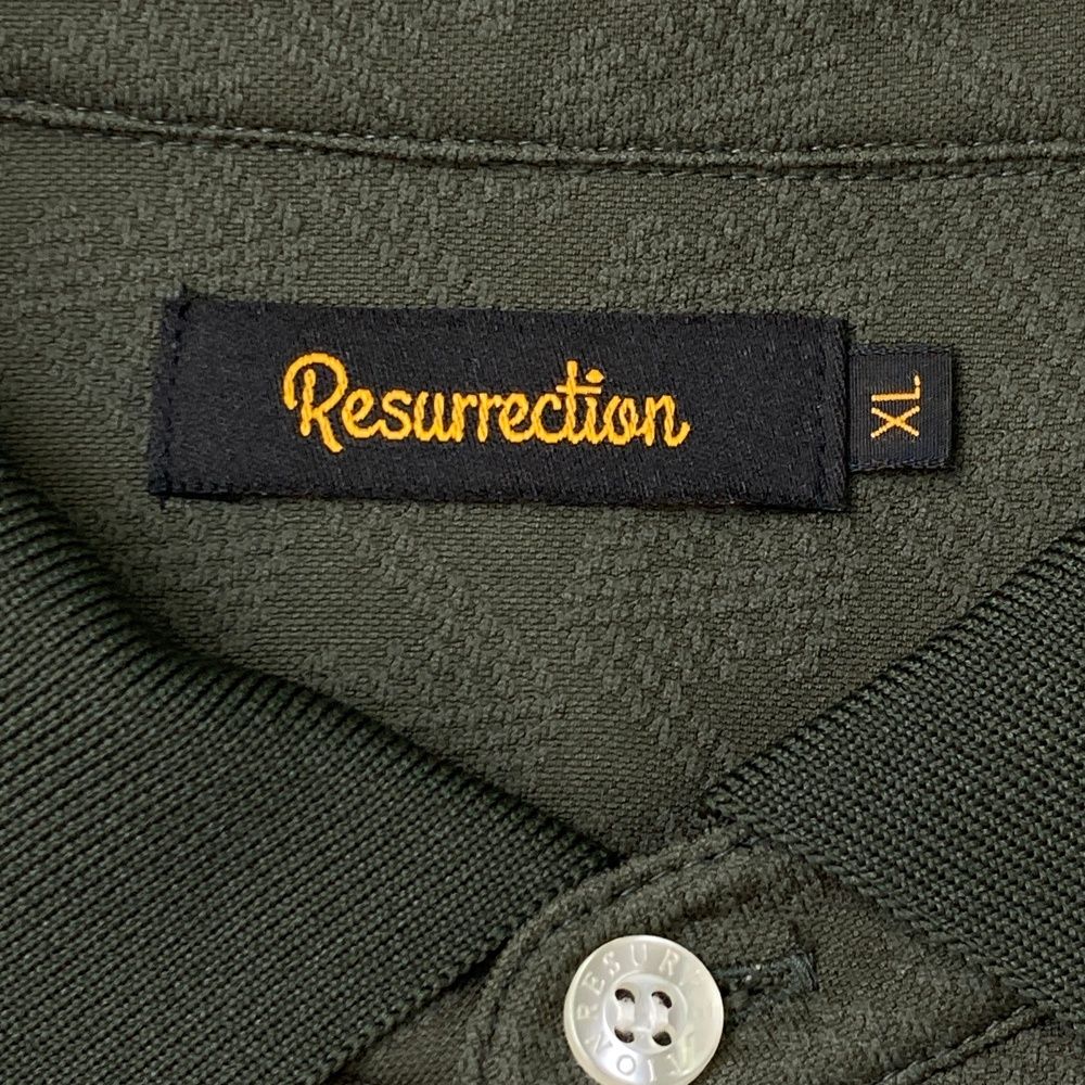 サイズ：XL RESURRECTION レザレクション 2025年モデル 半袖ポロシャツ