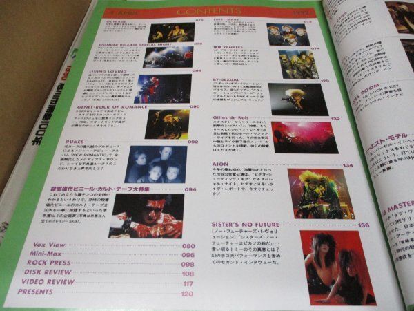 FOOL'S MATE/フールズメイト 1992年4月号 YOSHIKI・インタヴュー＋写真