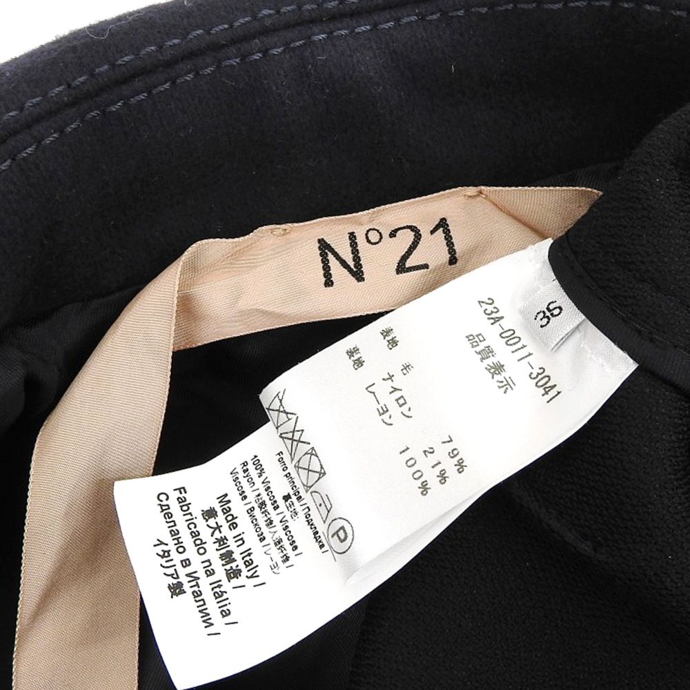 N゜21 ヌメロ ヴェントゥーノ ウール コート アウター レディース  