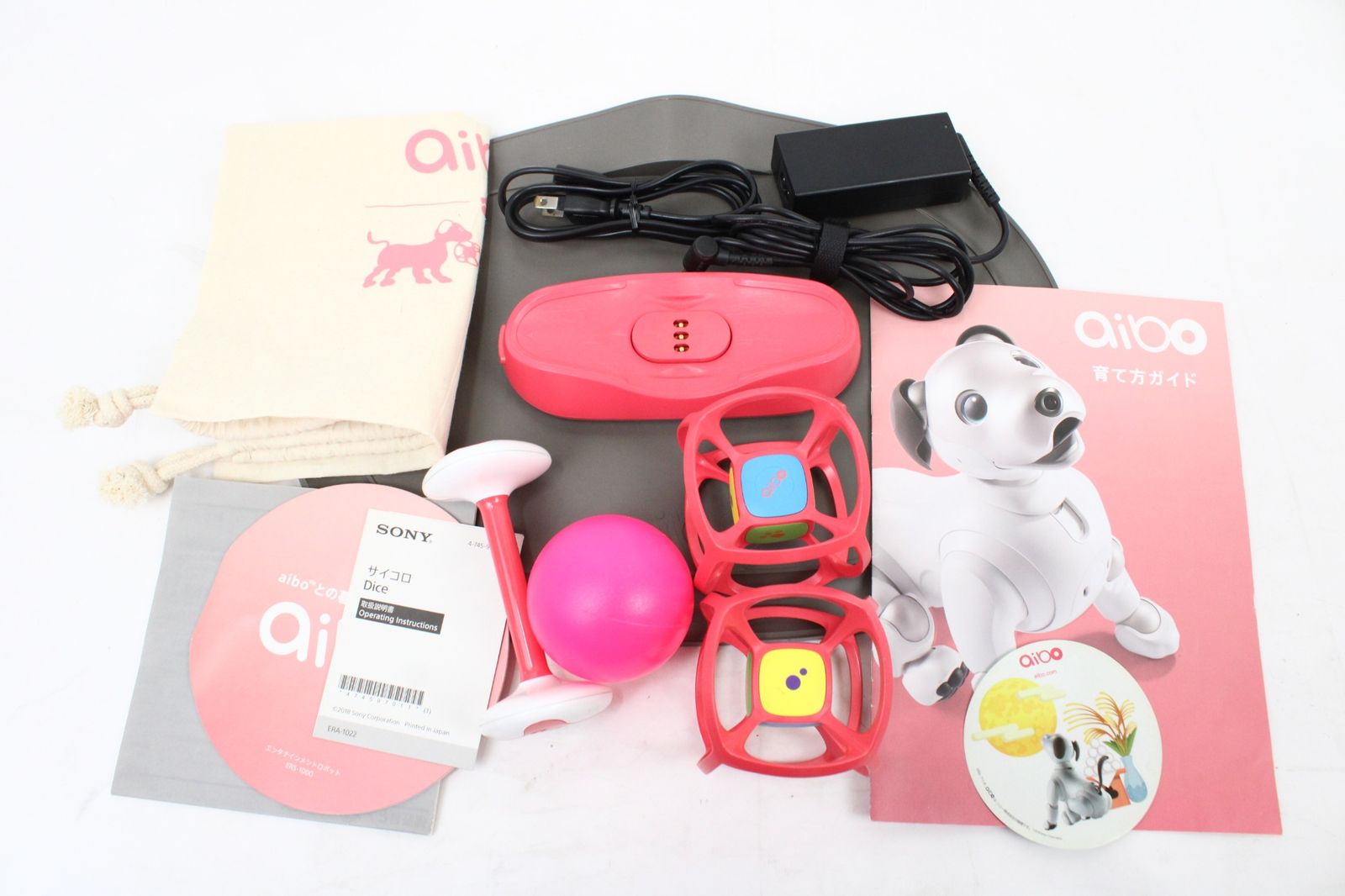 ソニー アイボ ERS-1000 アイボーン サイコロ 巾着 ステッカー AIBO 犬