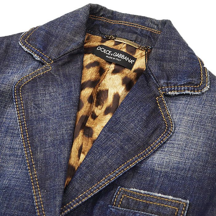 極美品】DOLCE&GABBANA ドルチェアンドガッバーナ デニムジャケット