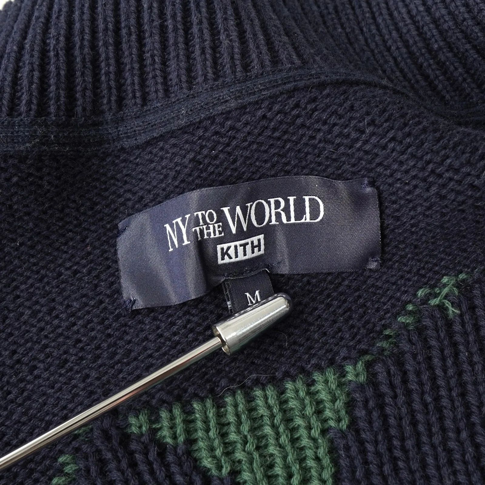 KITH Big Letter New York Full Zip Sweater レーター ニューヨーク 