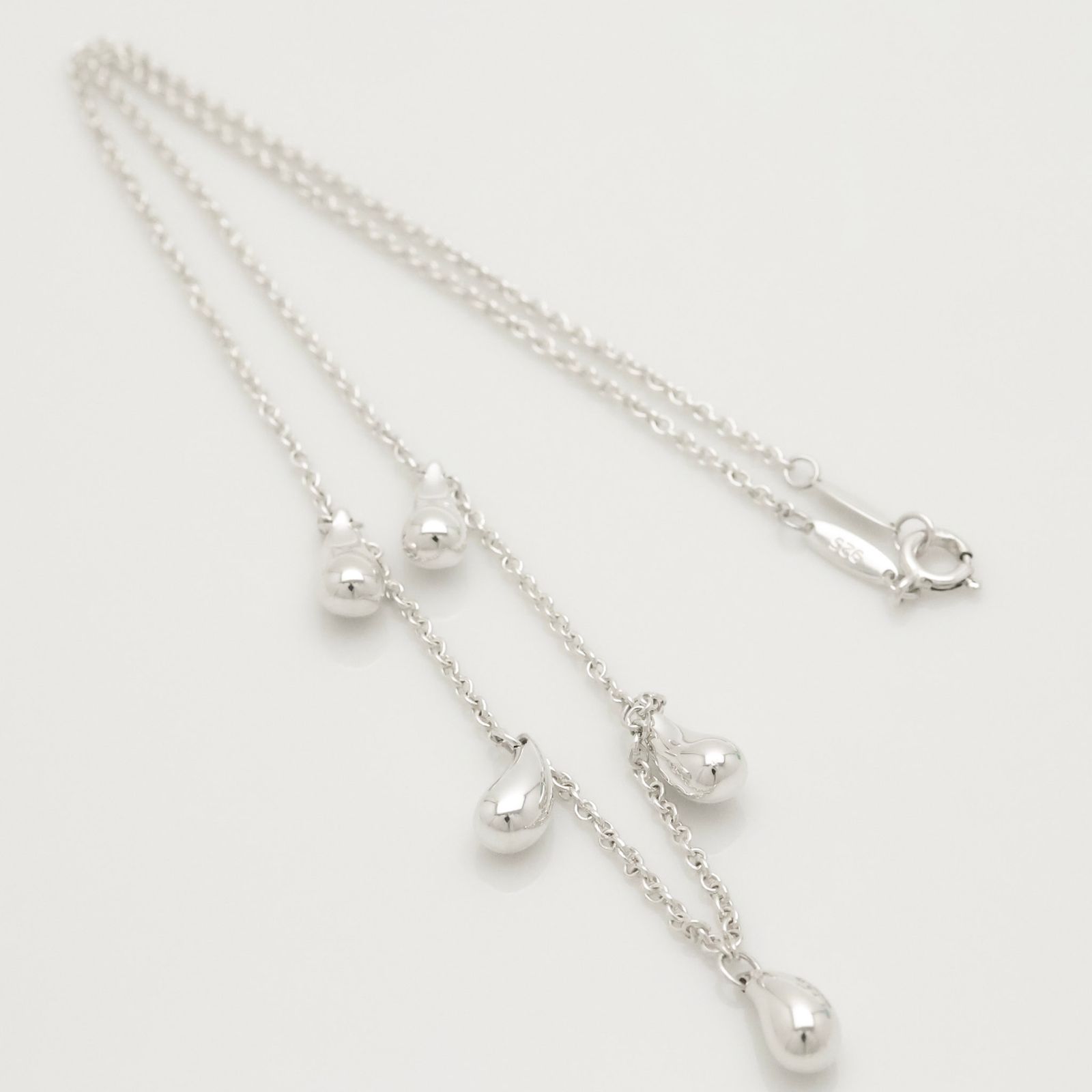 美品】ティファニー TIFFANY&Co. 5連 ファイブ ティアドロップ エルサ