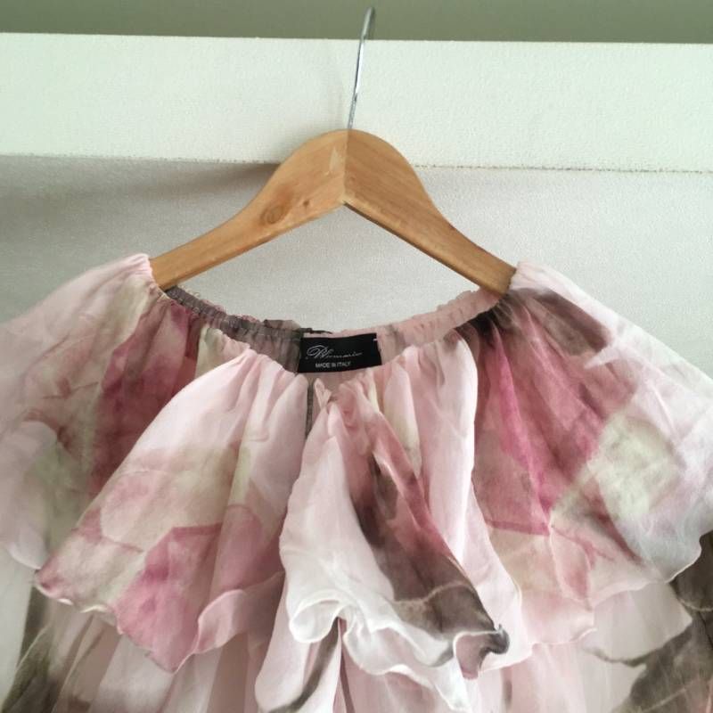 極美品 イタリア製 ブルマリン Blumarine シルク トップス38 - メルカリ