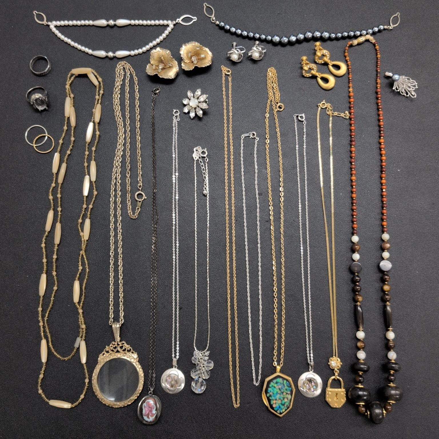 遺品整理まとめて□60】ジュエリー 20点 SILVER ネックレス リング