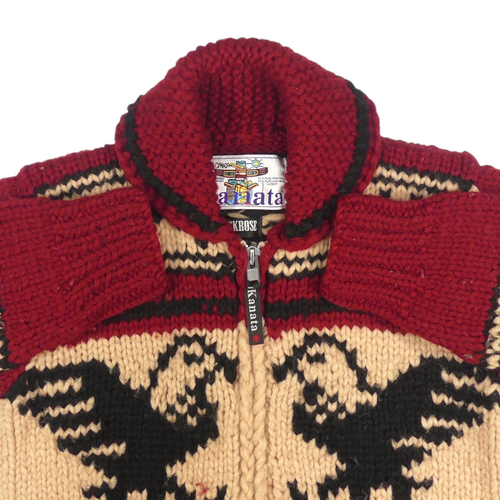 Kanata カナタ JACKROSE ジャックローズ カウチンセーター ニット L