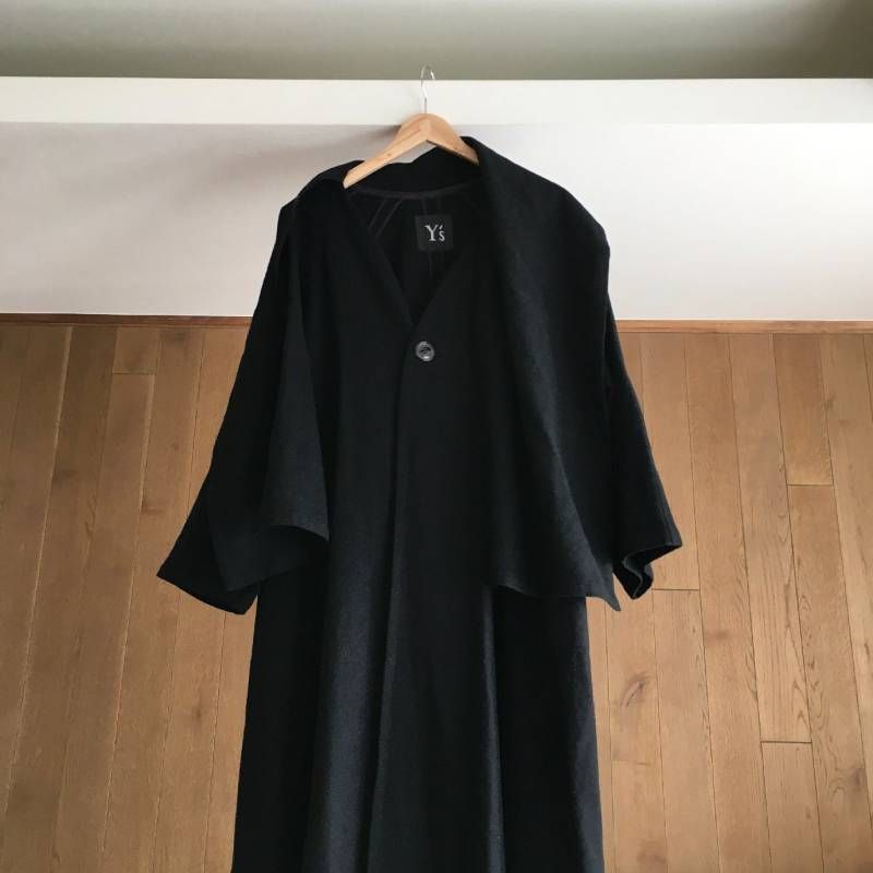 美品 Y's ワイズ ヨウジヤマモト ロング コート YI-C54-104 - メルカリ