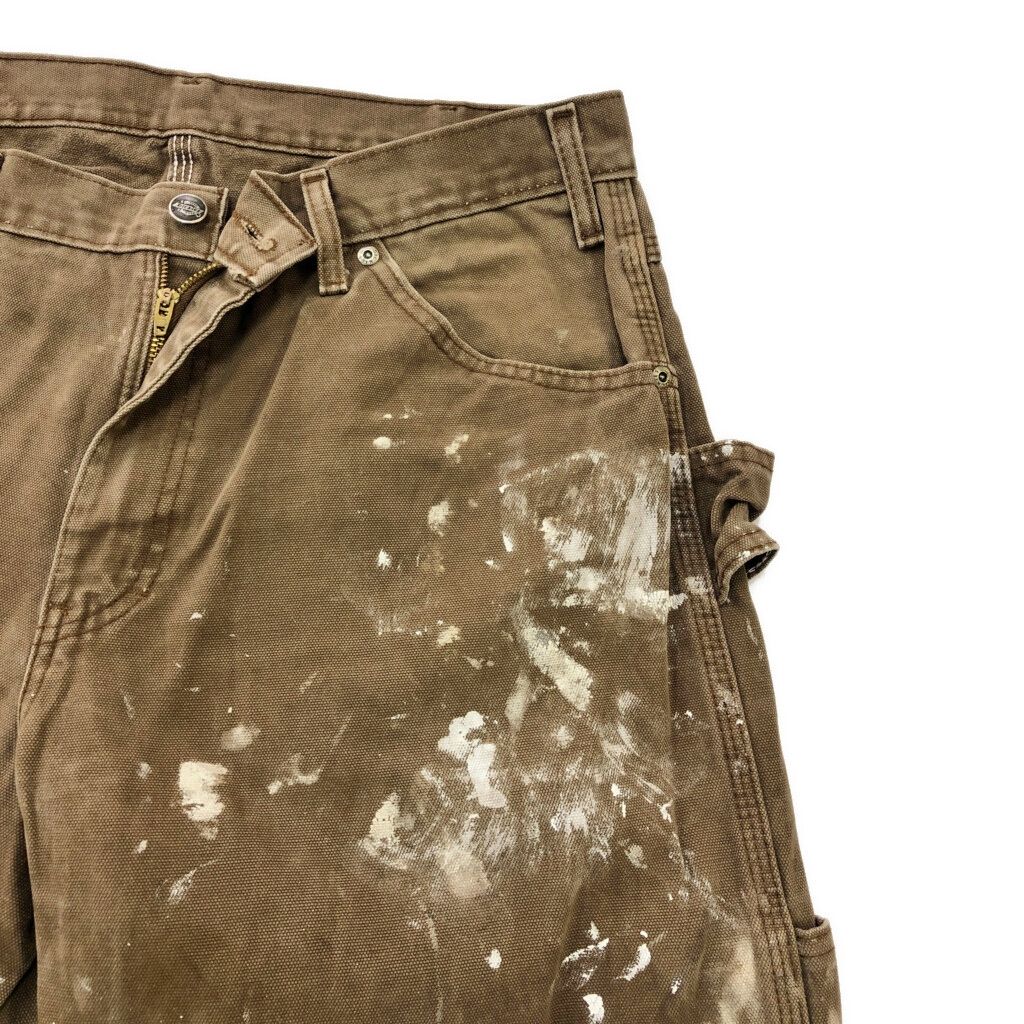 Dickies ディッキーズ ダック ペインターパンツ ペンキ ブラウン