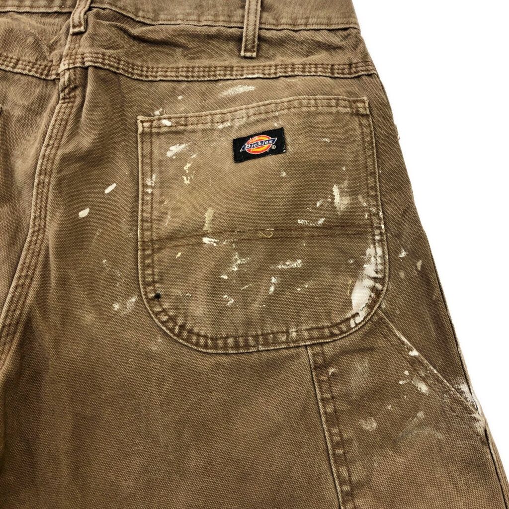 Dickies ディッキーズ ダック ペインターパンツ ペンキ ブラウン
