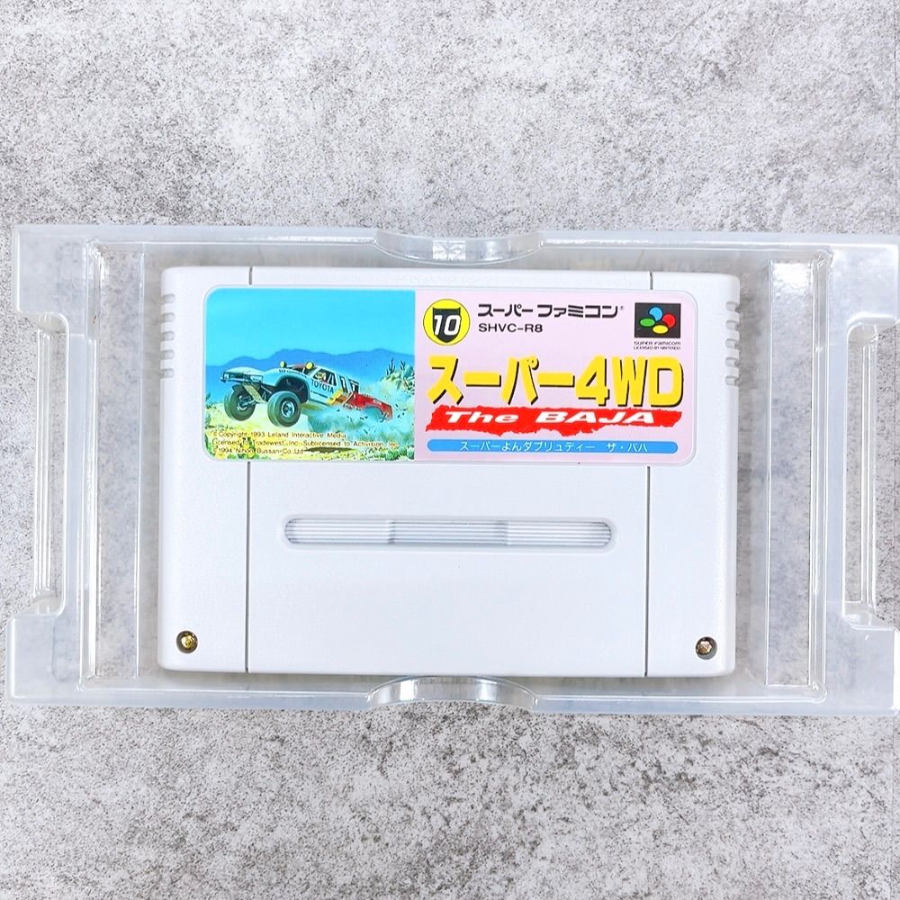 スーパーファミコンソフト　チェック用 H-652 ニチブツ スーパーファミコン スーパー4WD The BAJA SHVC-R8 SFC