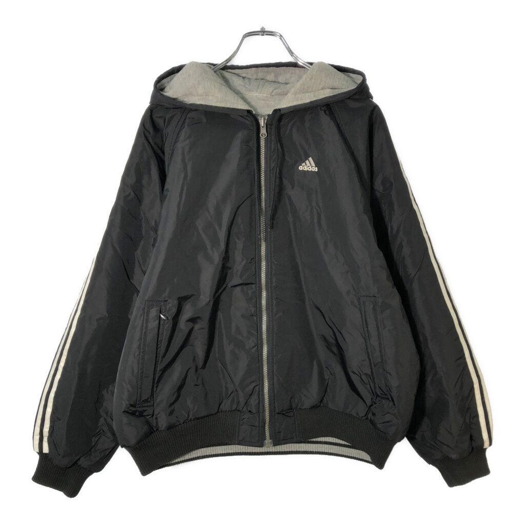 00年代 adidas アディダス リバーシブル ナイロンジャケット スポーツ