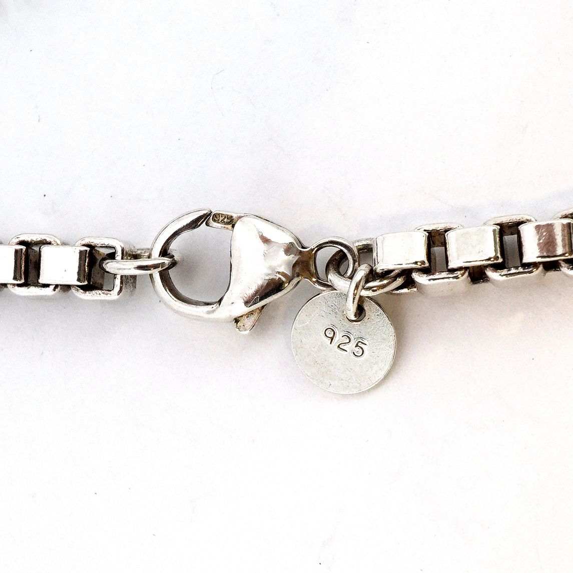 6jab0293-k】ティファニー ブレスレット ベネチアン シルバー925【中古