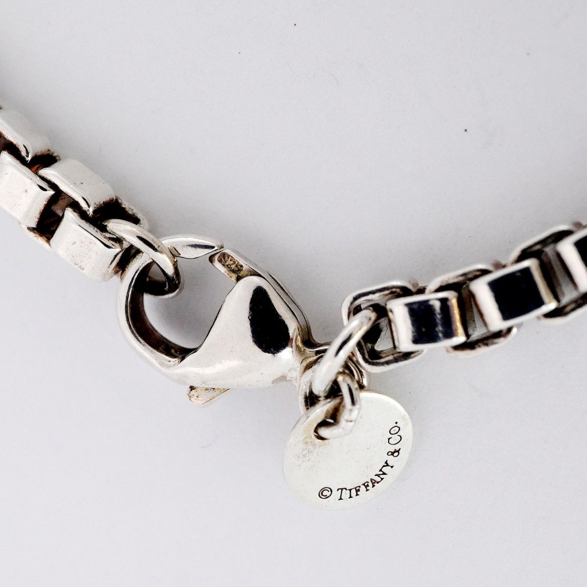 6jab0293-k】ティファニー ブレスレット ベネチアン シルバー925【中古