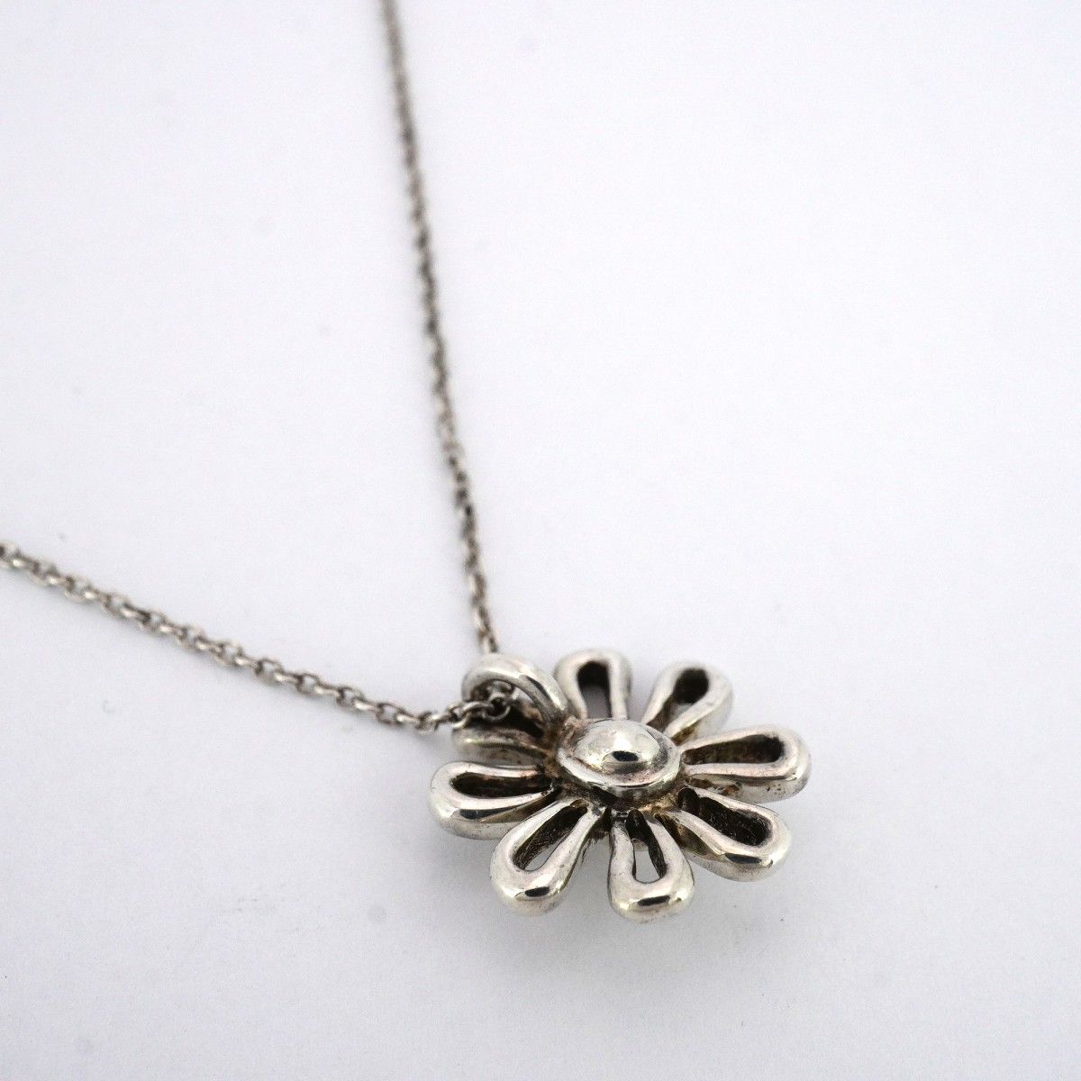 6jab0307-k】ティファニー ネックレス デイジー シルバー925【中古