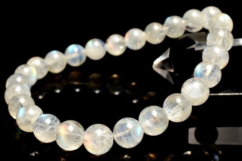 1点物】AAオーロラシラー☆マダガスカル産 レインボームーンストーン