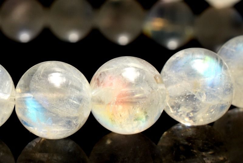 1点物】AAオーロラシラー☆マダガスカル産 レインボームーンストーン