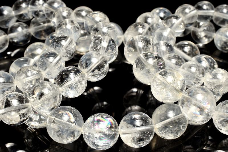 虹入り◇マダガスカル産 ブルーエンジェルラダークォーツ 11mm