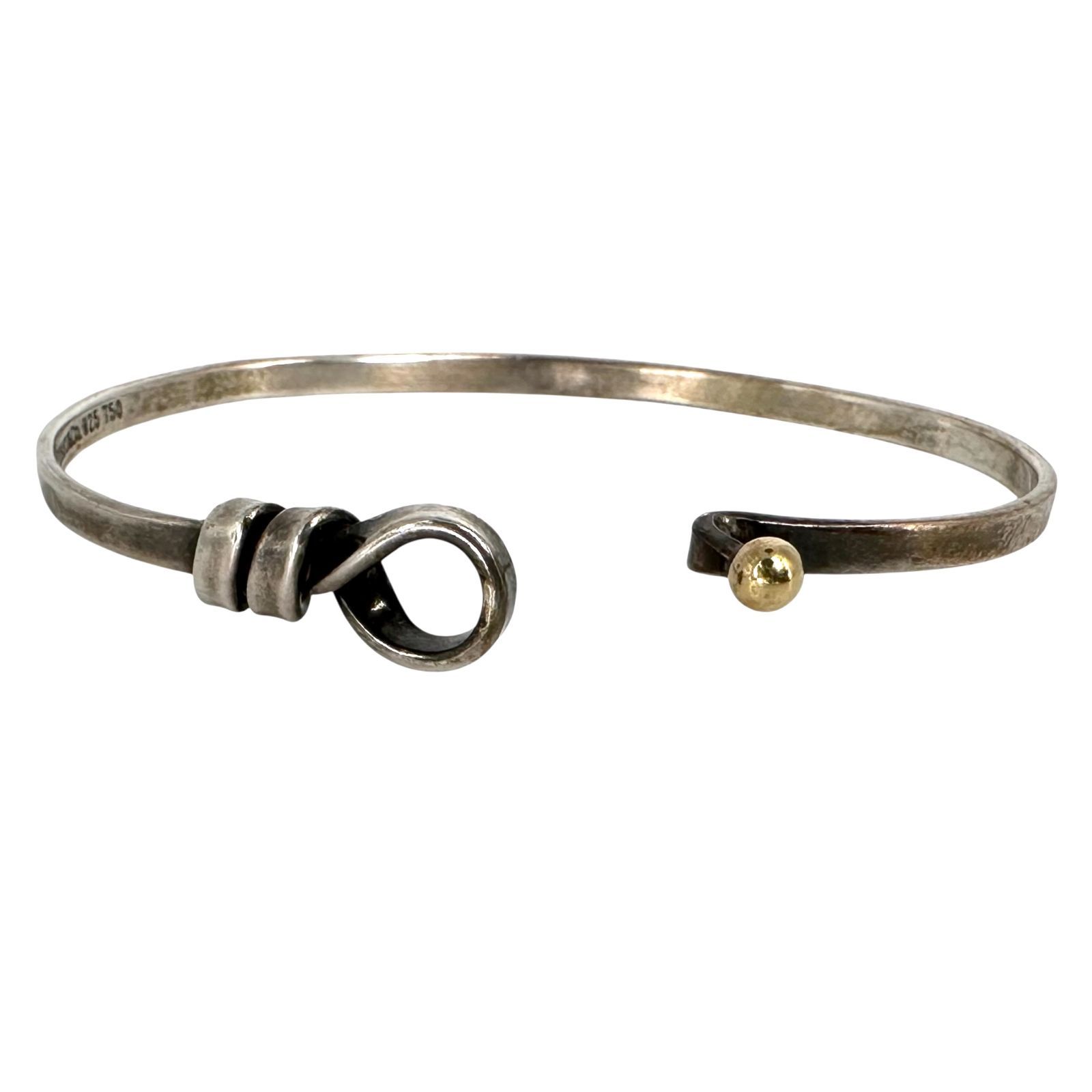 Tiffany&Co.】ティファニー フック＆アイ ブレスレット ゴールド