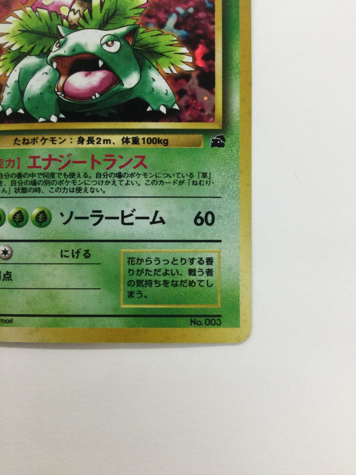 Y080[PK]Y3645(カード) フシギバナ No.003 イントロパック 旧裏 傷や