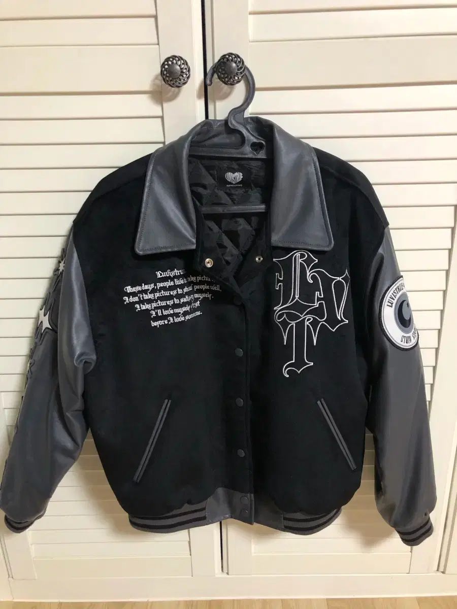 LUVISTRUE スタジャン ジャケット チャコール - メルカリ