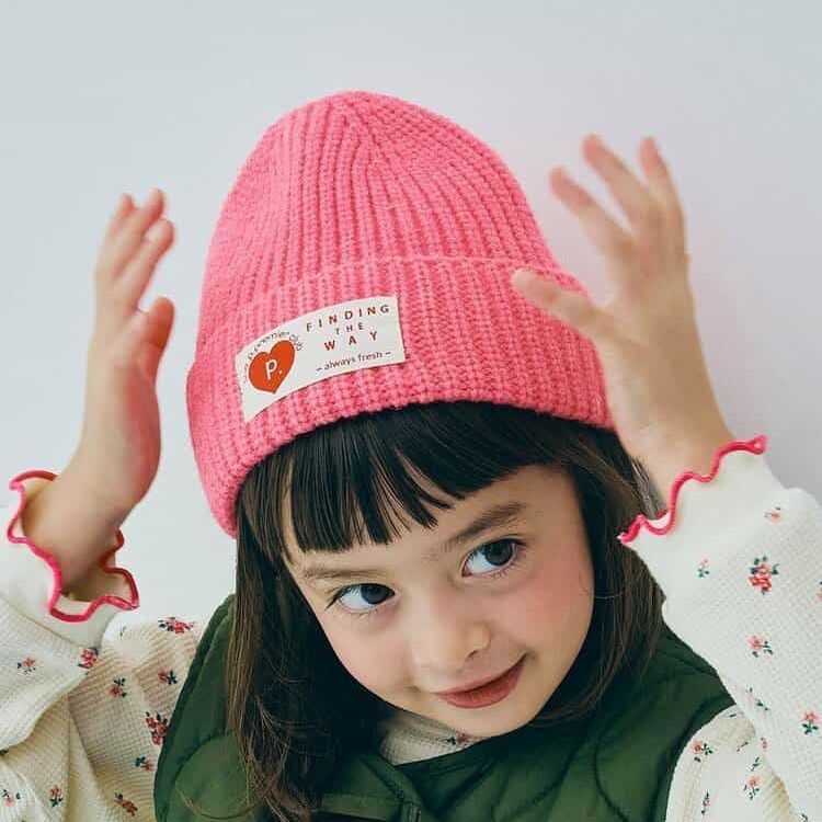 新品》 ニット帽 p.premier ピンク 48～50 52～54サイズ P468015