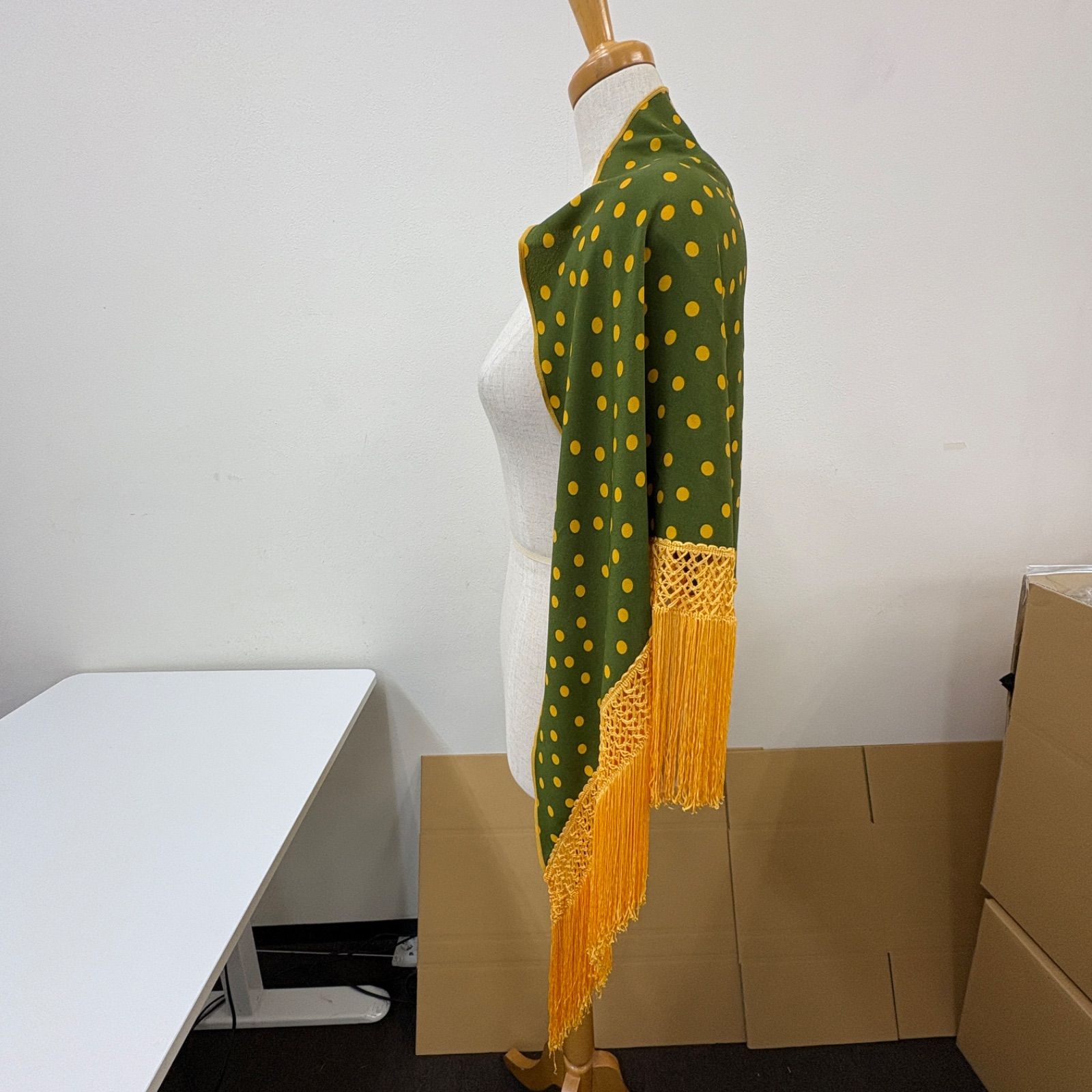 フラメンコ ゴールドショール ☆ ゴールド ラメショール ストール 羽織 ショール ラメ ボレロ