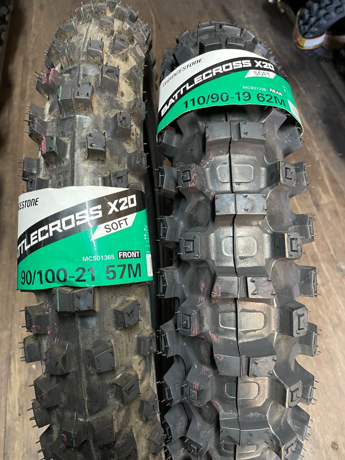 ブリヂストン X20 90/100-21 110/90-19 mo65 - メルカリ