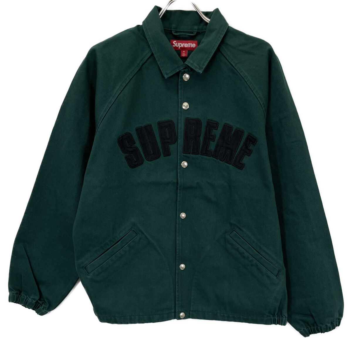 Supreme シュプリーム 25SS ｸﾞﾘｰﾝ ARC Denim Coaches Jacket M - メルカリ