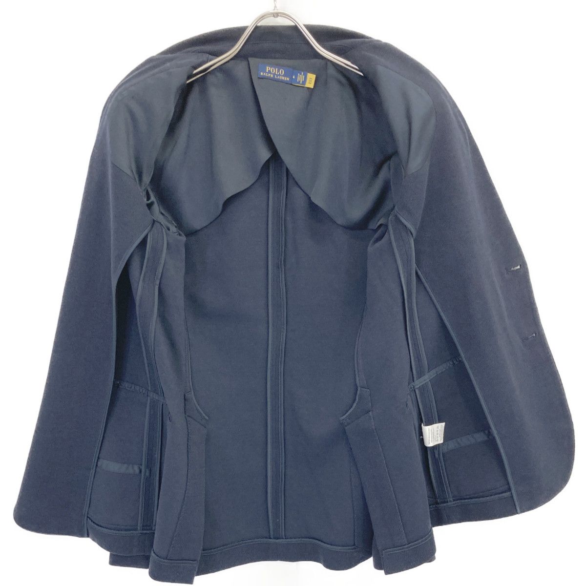 POLO RALPH LAUREN ポロ ラルフローレン ﾈｲﾋﾞｰ 刺繍ﾛｺﾞ 金ﾎﾞﾀﾝ ﾃｰﾗｰﾄﾞ