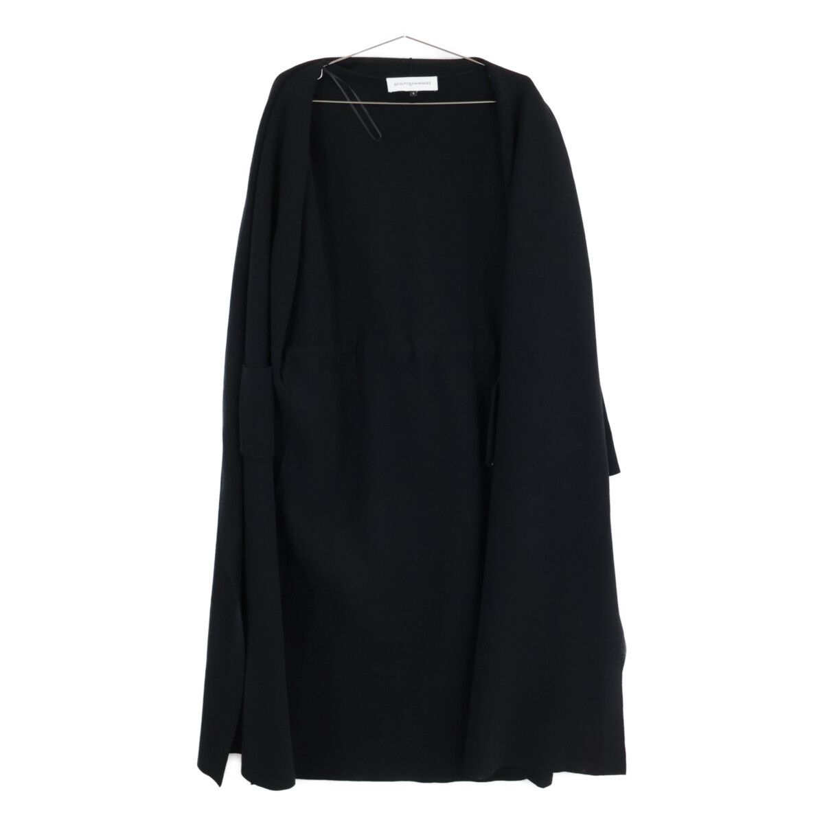 Adolfo Dominguez アドルフォドミンゲス 8445574284227 ﾌﾞﾗｯｸ ﾛﾝｸﾞｺｰﾄ