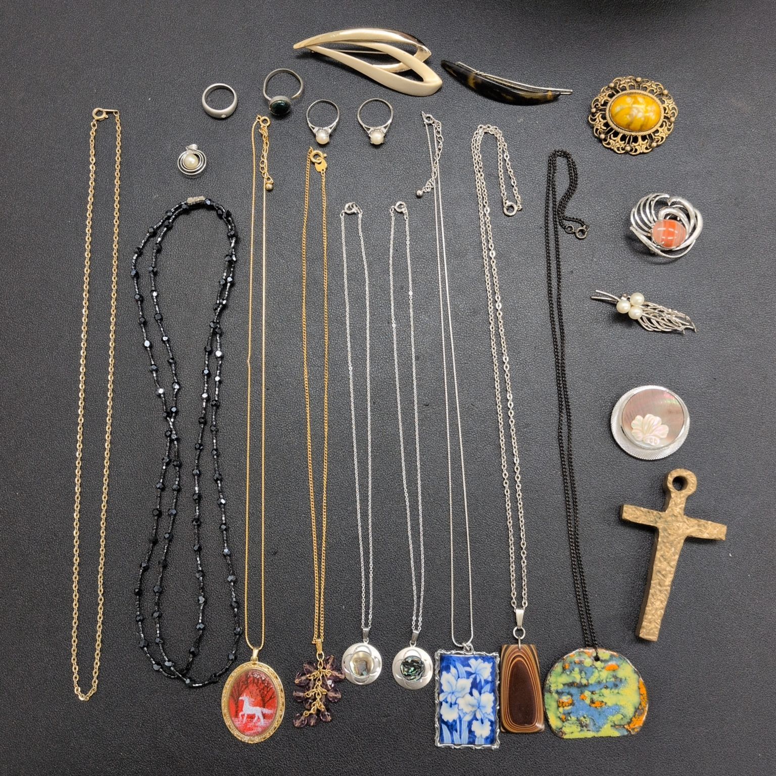 遺品整理まとめて□61】ジュエリー SILVER S‐K 18K ネックレス