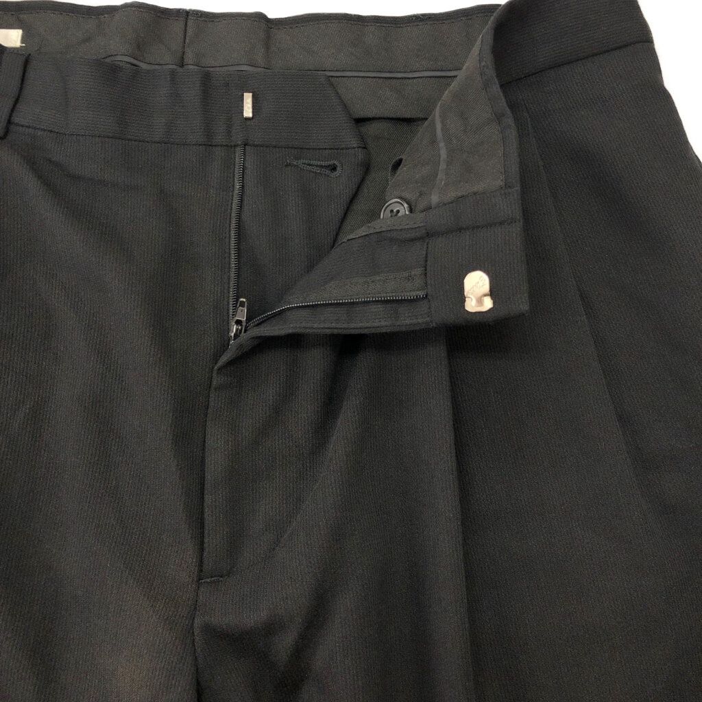 90年代 PERRY ELLIS ペリー エリス 2タック スラックスパンツ ブラック