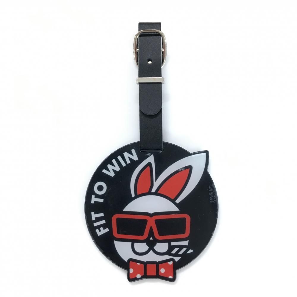 超美品】マスターバニー ネームタグ 黒×白 ウサギ ゴルフ MASTER BUNNY
