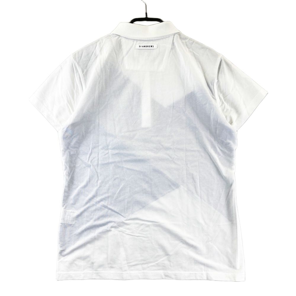 St ANDREWS セントアンドリュース 半袖ポロ ワンピース M サイズ：M ST ANDREWS セントアンドリュース 半袖ポロシャツ ホワイト