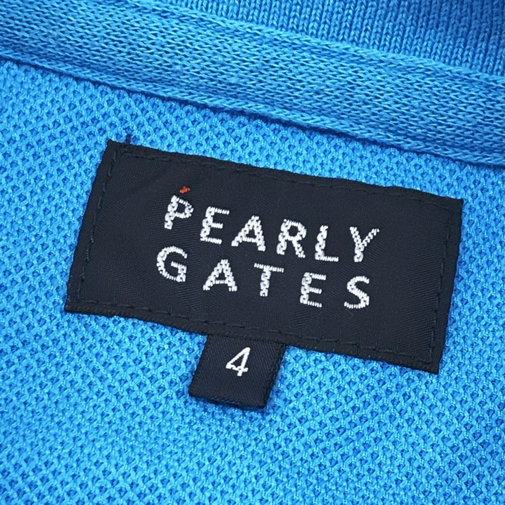 サイズ：4 PEARLY GATES パーリーゲイツ 30周年 半袖ポロシャツ ニコ