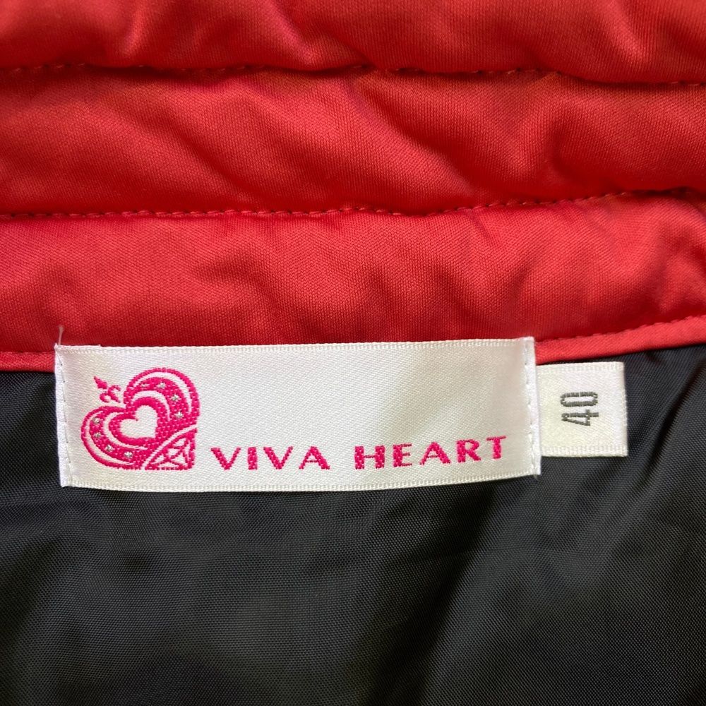 サイズ：40 VIVA HEART ビバハート 012-49070 中綿 ジップベスト