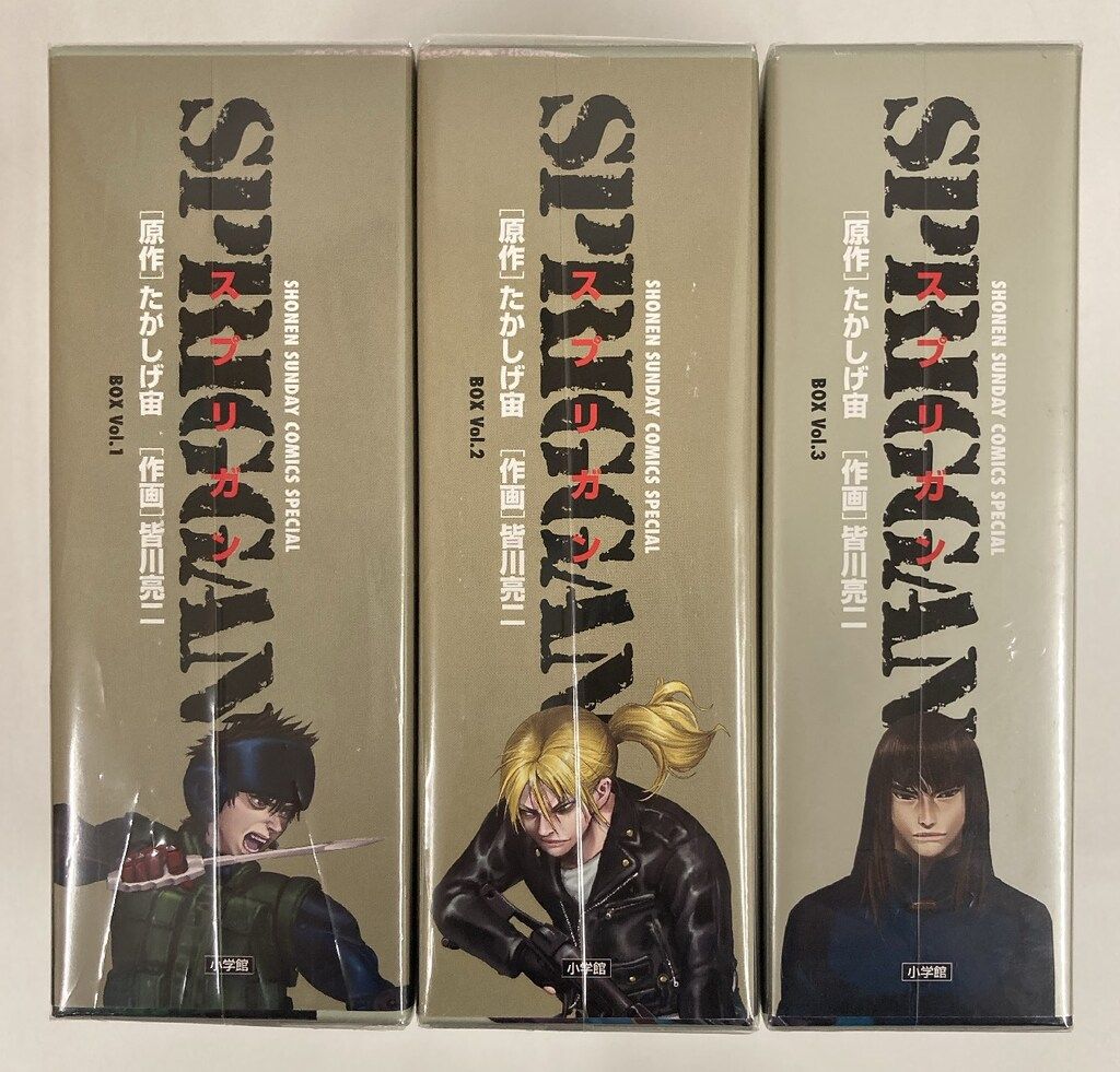 小学館 少年サンデーコミックススペシャル 皆川亮二 スプリガン BOX 全