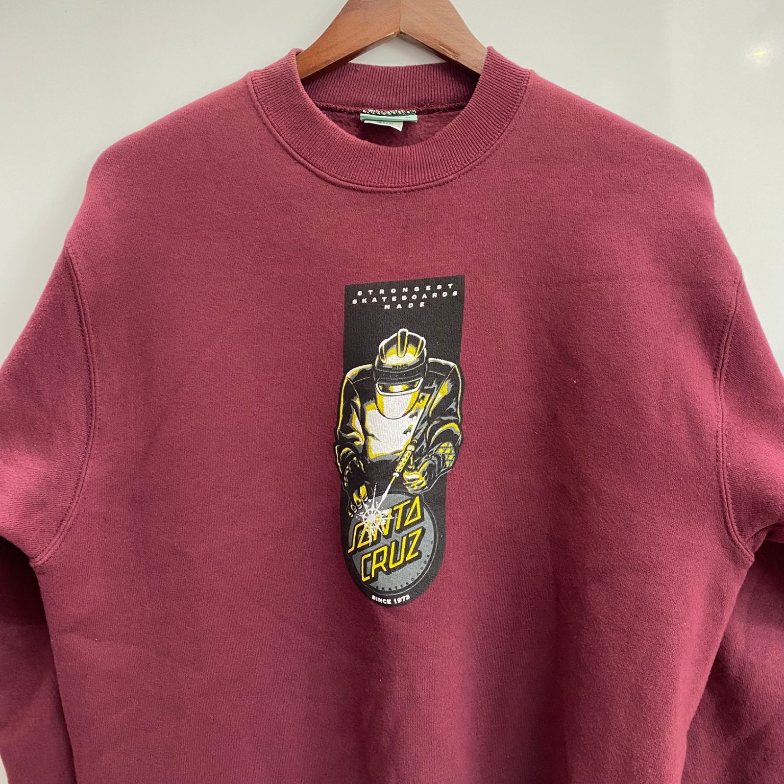 サンタクルーズ SANTA CRUZ 90's USA製 溶接工グラフィック NHSタグ